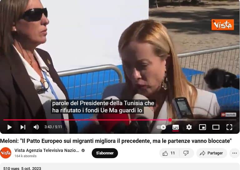 صورة من الفيديو الأصلي على يوتيوب