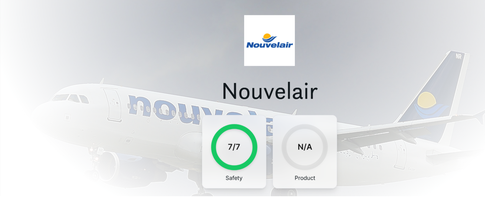 تقييم شركة Nouvelair في مؤشّر السلامة 