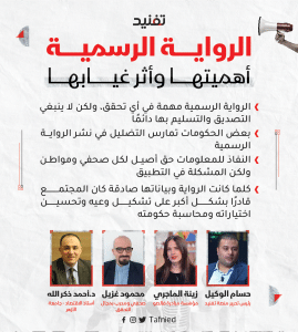 "تفنيد" تناقش في ندوتها الرقمية أهمية الرواية الرسمية وأثر غيابها 