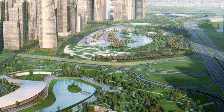 الحدائق المركزية في العاصمة الإدارية الجديدة