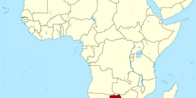 بوتسوانا دولة جنوب أفريقية