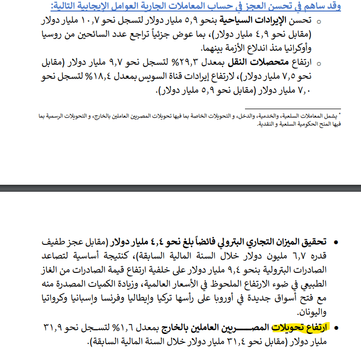 بيانات البنك المركزي عن تحويلات المصريين بالخارج 