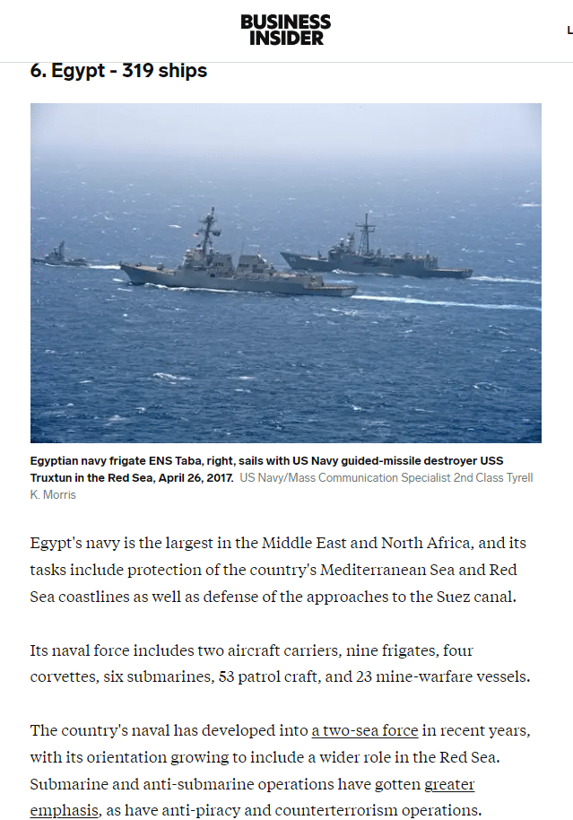 تصنيف موقع "بيزنس إنسايدر" الأمريكي