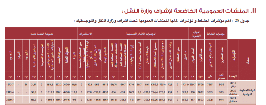 المؤشرات الماليّة مفصلة لشركة الطيران التونسية