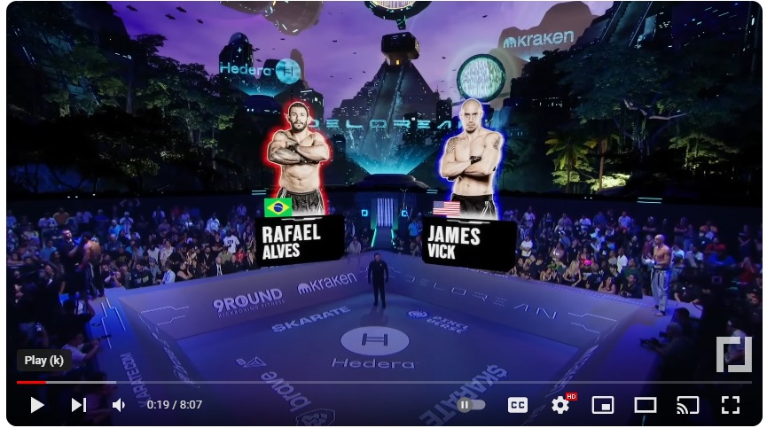 صورة من الفيديو الأصلي للمباراة