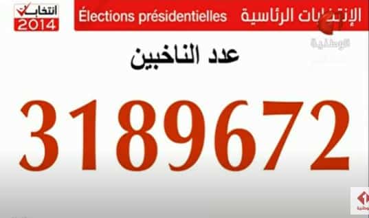 عدد الناخبين في الدور الثاني للانتخابات الرئاسية 2014