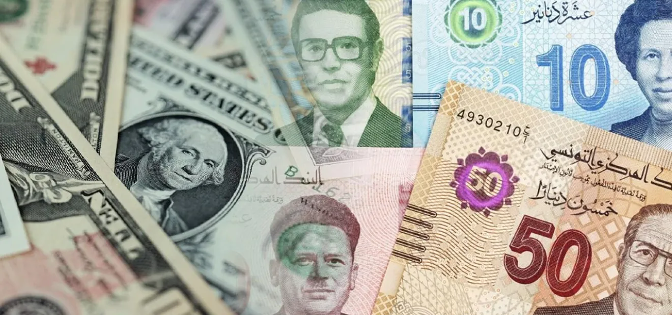 الدولار لم يرتفع إلى 3.96 دينارات تونسية.. بل يعادل 2.95 دينار فقط