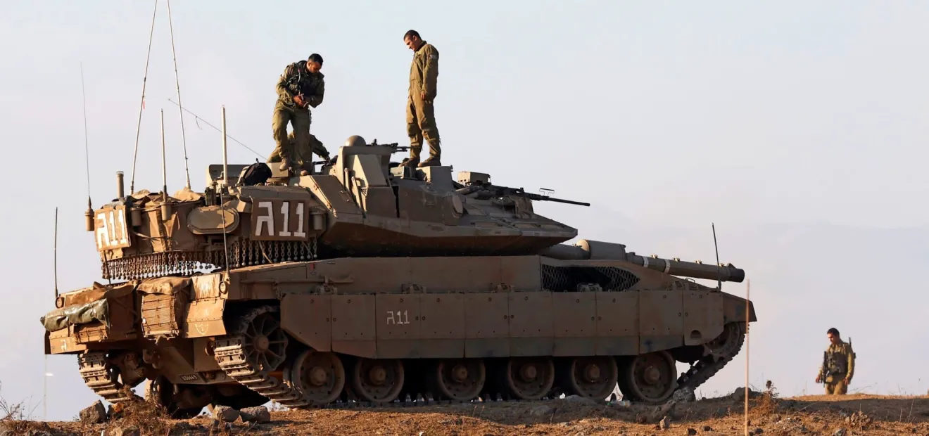 الفيديو المتداول لوقوع الدبابات الإسرائيلية في كمين 