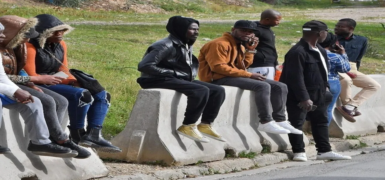 فيديو توافد المهاجرين 