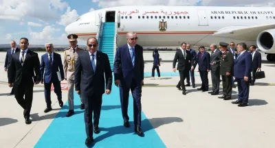 أردوغان يستقبل رؤساء الدول في مطارات تركيا واستقباله للسيسي ليس استثناءً