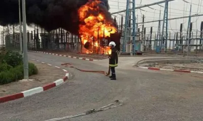 الفيديو المنتشر عن انفجار محول كهربائي في تونس 