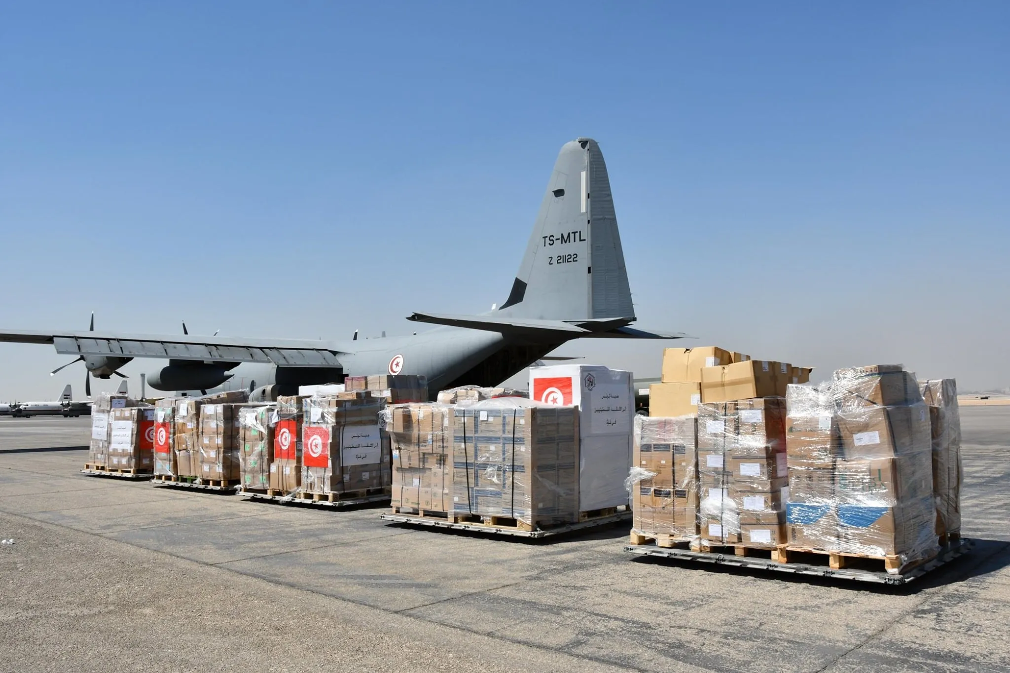 تونس لم ترسل مساعدات إغاثية لفلسطين بعد عملية 