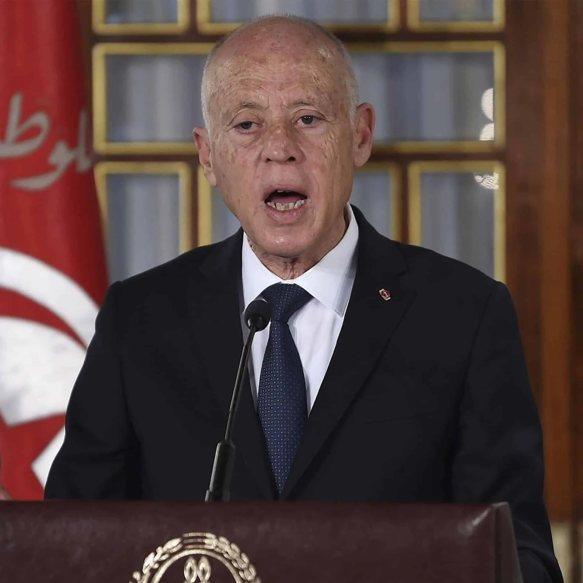 فيديو خطاب الرئيس التونسي الداعم لفلسطين 