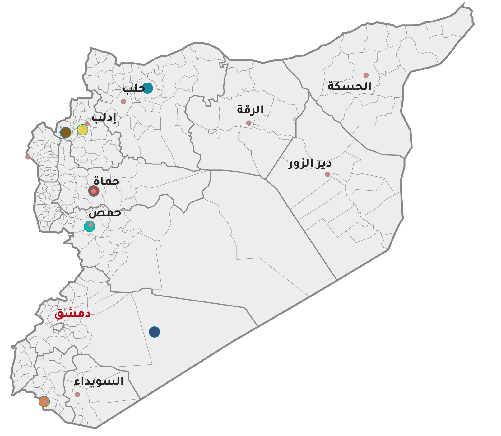 map Syria