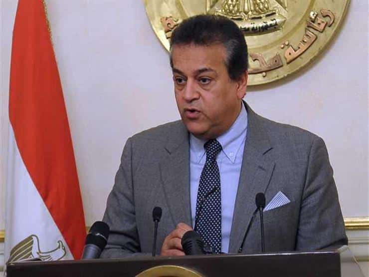 صورة أرشيفية – الدكتور خالد عبدالغفار، وزير التعليم العالي والبحث العلمي والقائم بأعمال وزير الصحة والسكان يتحدث عن عدم وقوع وفيات في أسوان