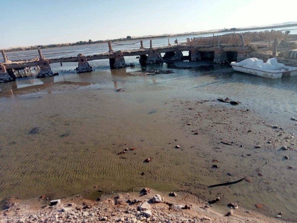 جفاف بحيرة فطناس