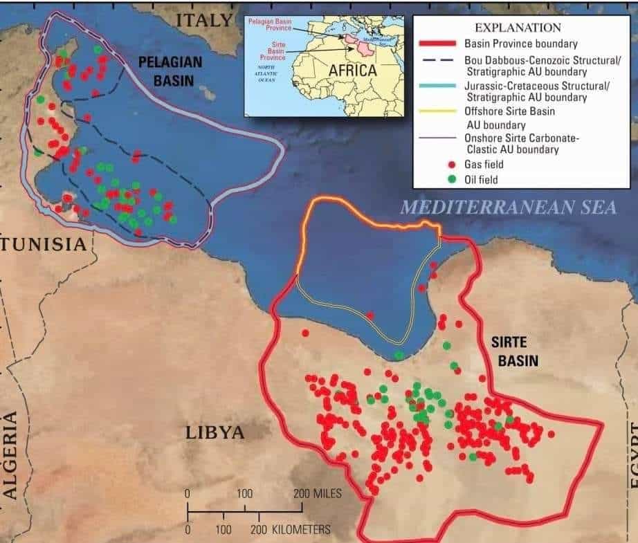 الخريطة المصاحبة للادعاء
