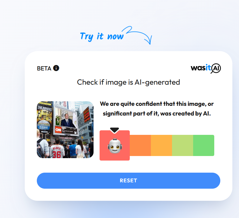 صورة من أداة wasit ai
