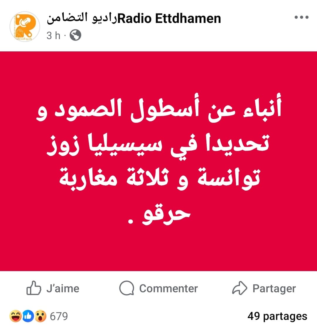 الادعاء المتداول على تيك توك بشأن أسطول الصمود