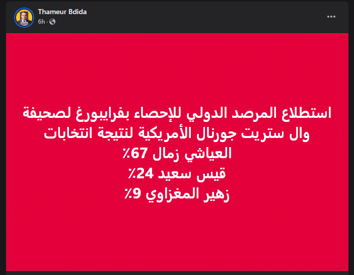 الادعاء بشأن استطلاع المرصد الدولي للإحصاء بفرايبورغ