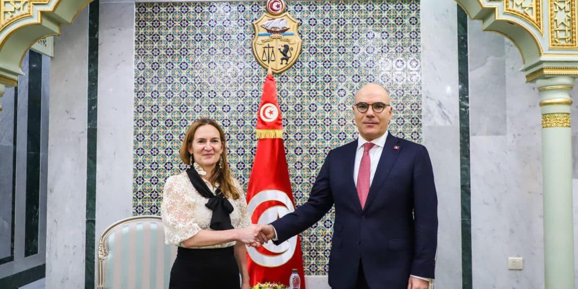 وزير الشؤون الخارجية التونسي يلتقي سفيرة فرنسا - المصدر: 24-24